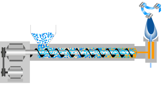 Extrusion film soplado