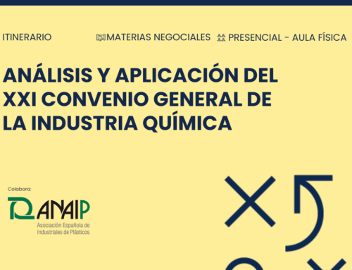ANAIP y EdeNE organizan una jornada sobre el XXI Convenio General de la Industria Química